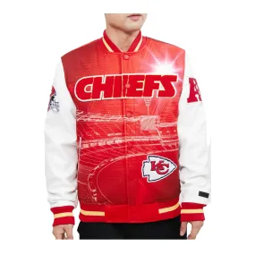 Men's Kansas City Chiefs Remix Varsity Satin Jacket