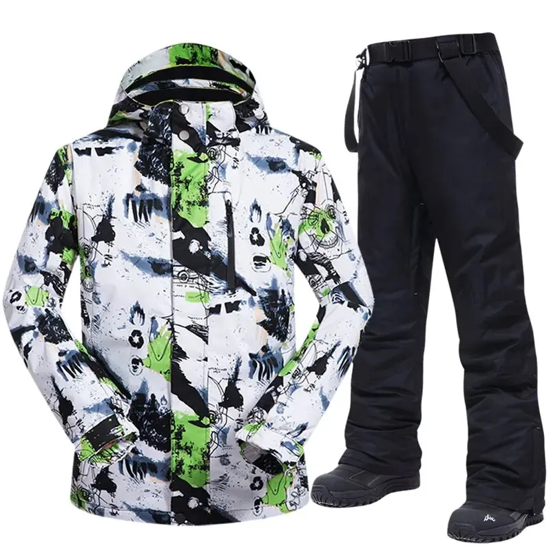 Men's Ski Snowboard Snow Jacket And Pants Sets