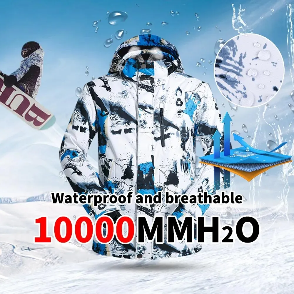 Men's Ski Snowboard Snow Jacket And Pants Sets