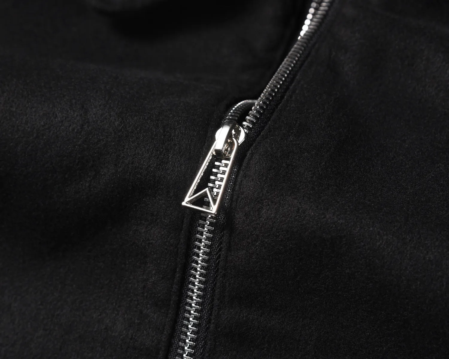 Men's zipper non-hair jacket