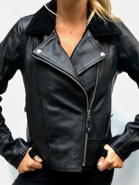 Merla Moto - Blackbird - Ladies Night Owl Leather Jacket