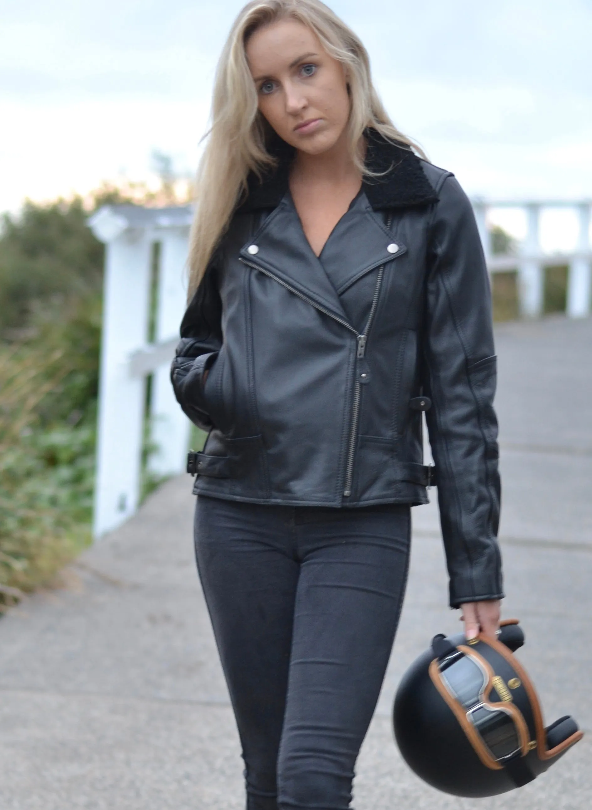 Merla Moto - Blackbird - Ladies Night Owl Leather Jacket