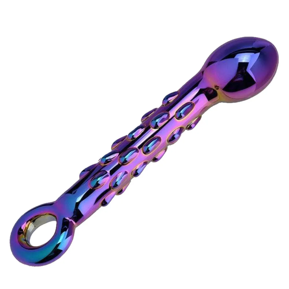 Neo-Chrome Anal Glass Dildo