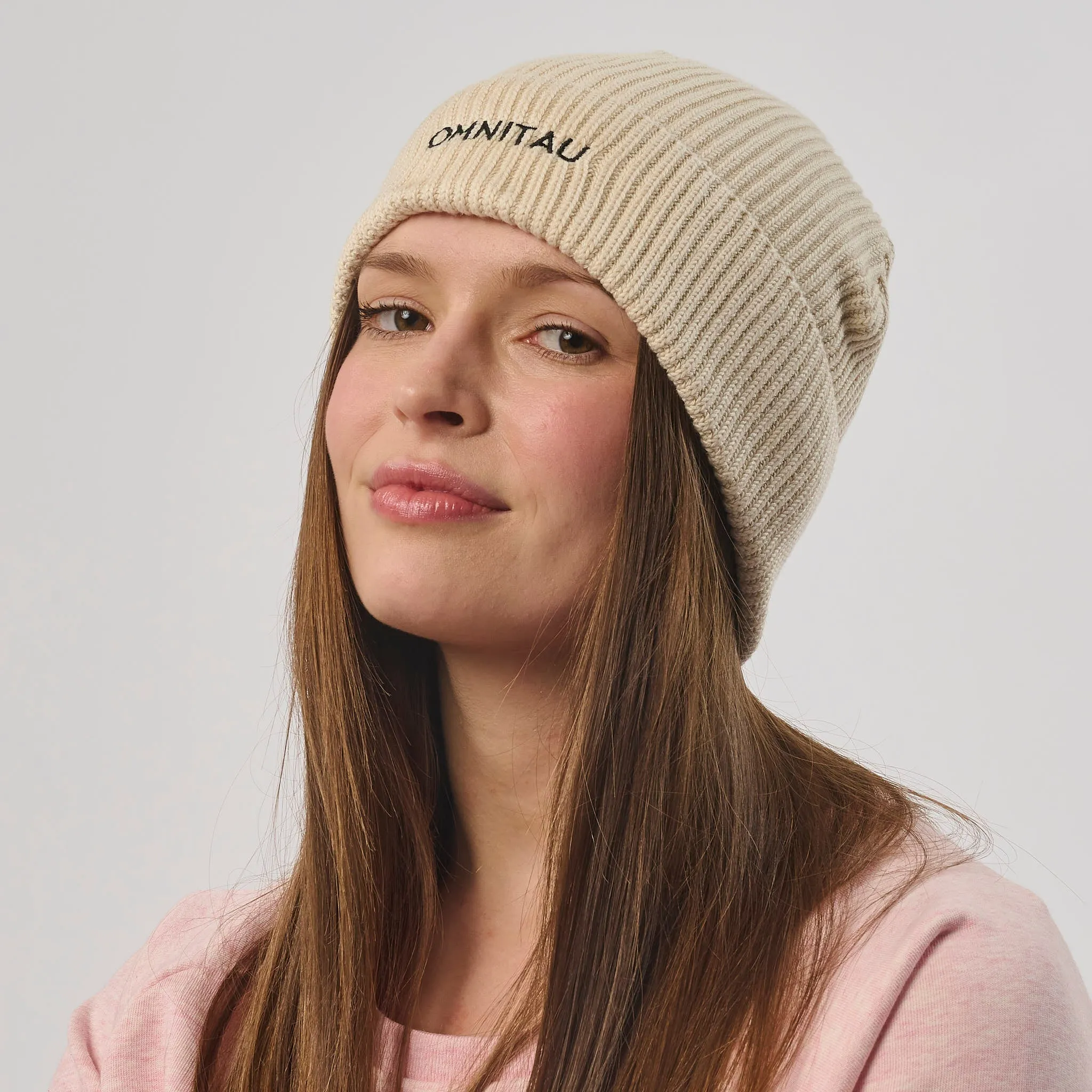 Omnitau Unisex Organic Cotton Pimlico Beanie - Cream