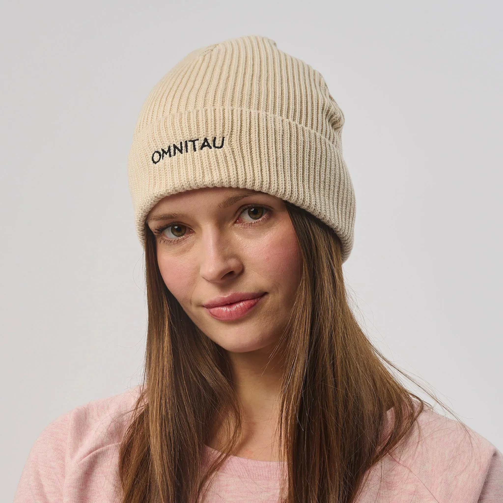 Omnitau Unisex Organic Cotton Pimlico Beanie - Cream