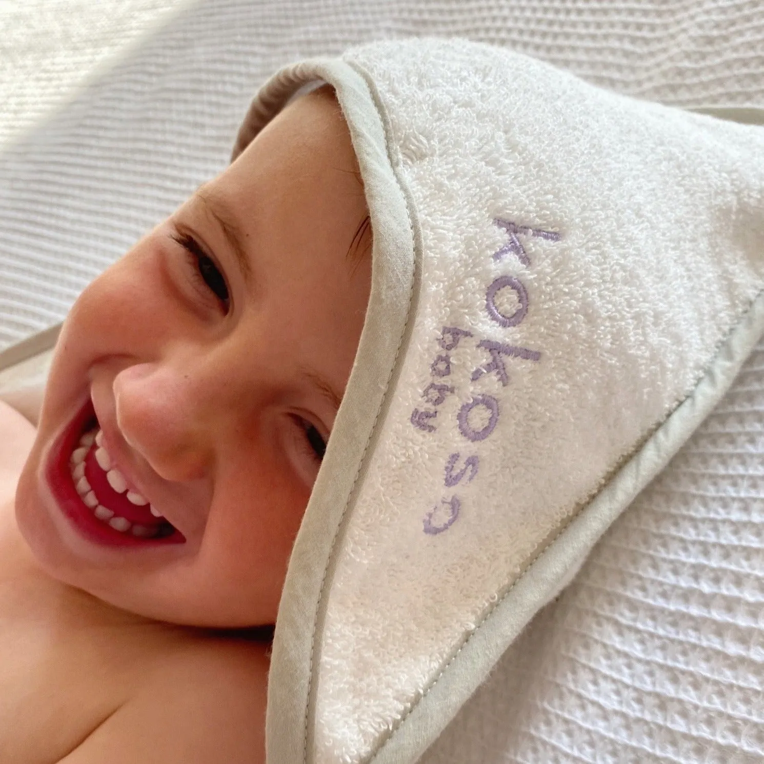 Organic Cotton Baby Towel With Hood