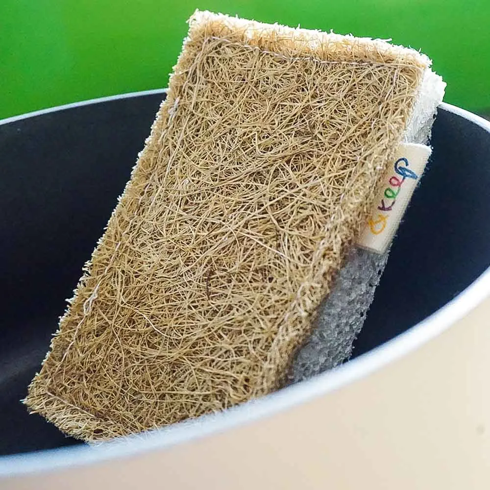 Pack of 2 &Keep Sisal Kitchen Sponge Scourers