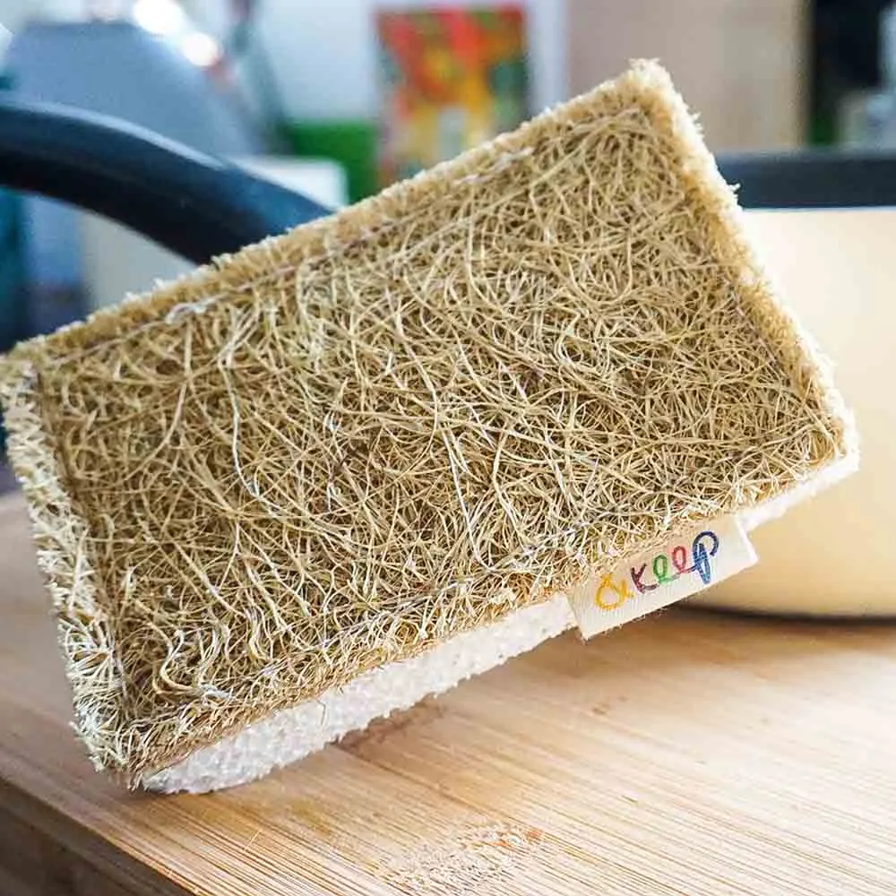 Pack of 2 &Keep Sisal Kitchen Sponge Scourers