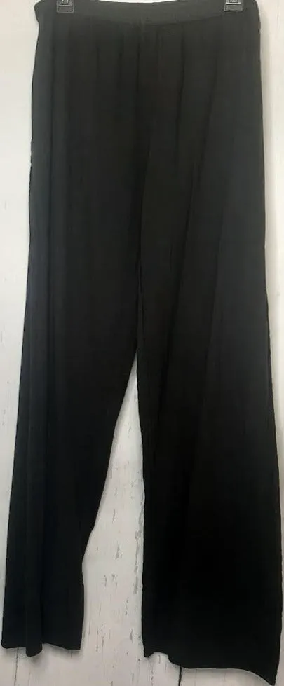 Pants-Black-2 Pocket Long Pants-Women-S-1685