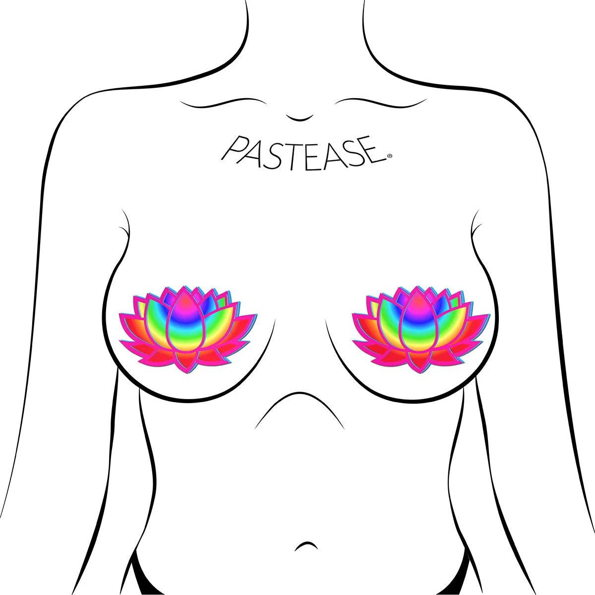 Pastease Acid Rainbow Lotus Pasties