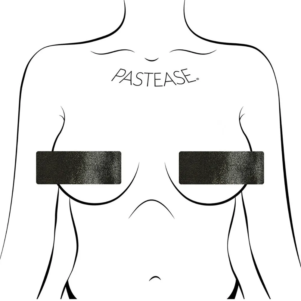 Pastease Dash: Liquid Black Bar Nipple Pasties