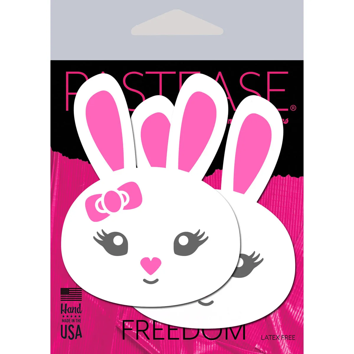 Pastease White Bunny with Pink Bow Pasties