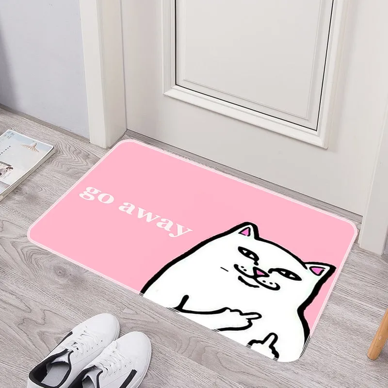 Please Go Away Washable Funny Non-Slip Doormat