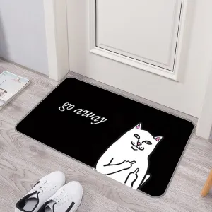 Please Go Away Washable Funny Non-Slip Doormat