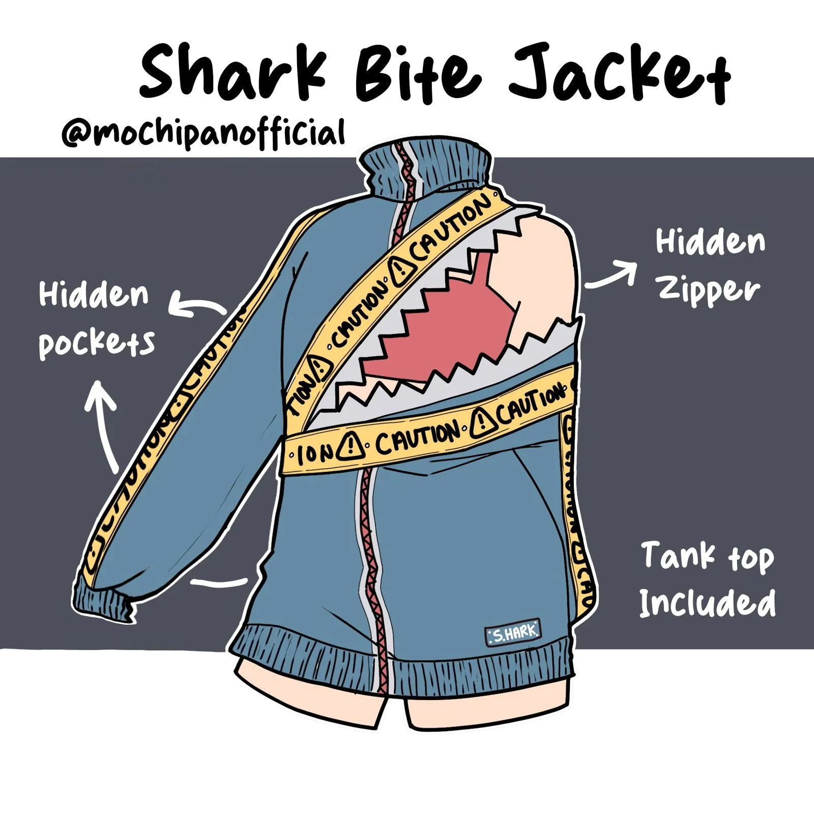 (Pre-Sample Pre-Order) Shark Bite Jacket