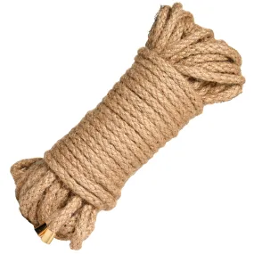 Premium Braided Jute Bondage Rope - 50 Feet