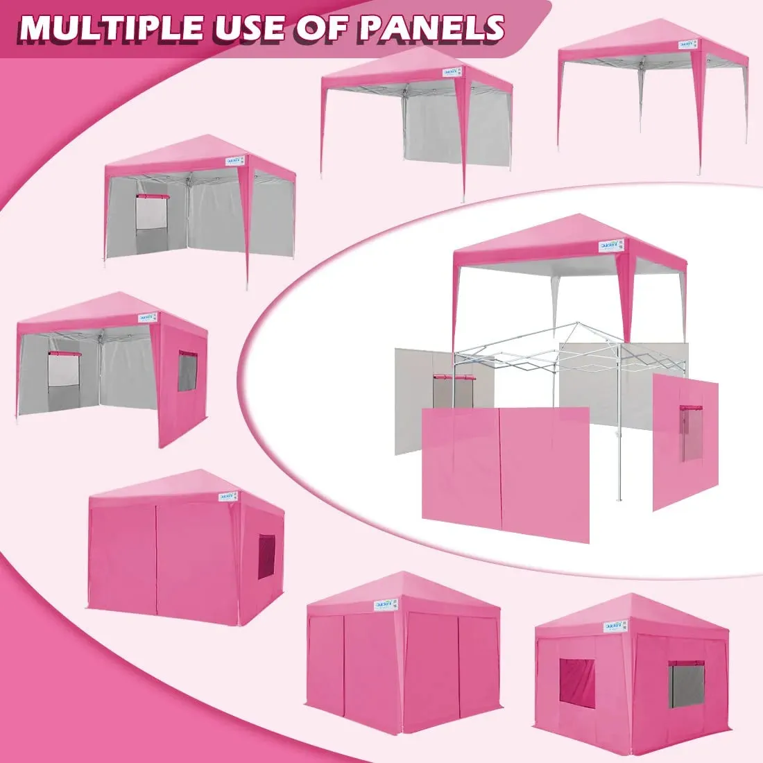 Privacy 8' x 8' Pop Up Canopy with Sides