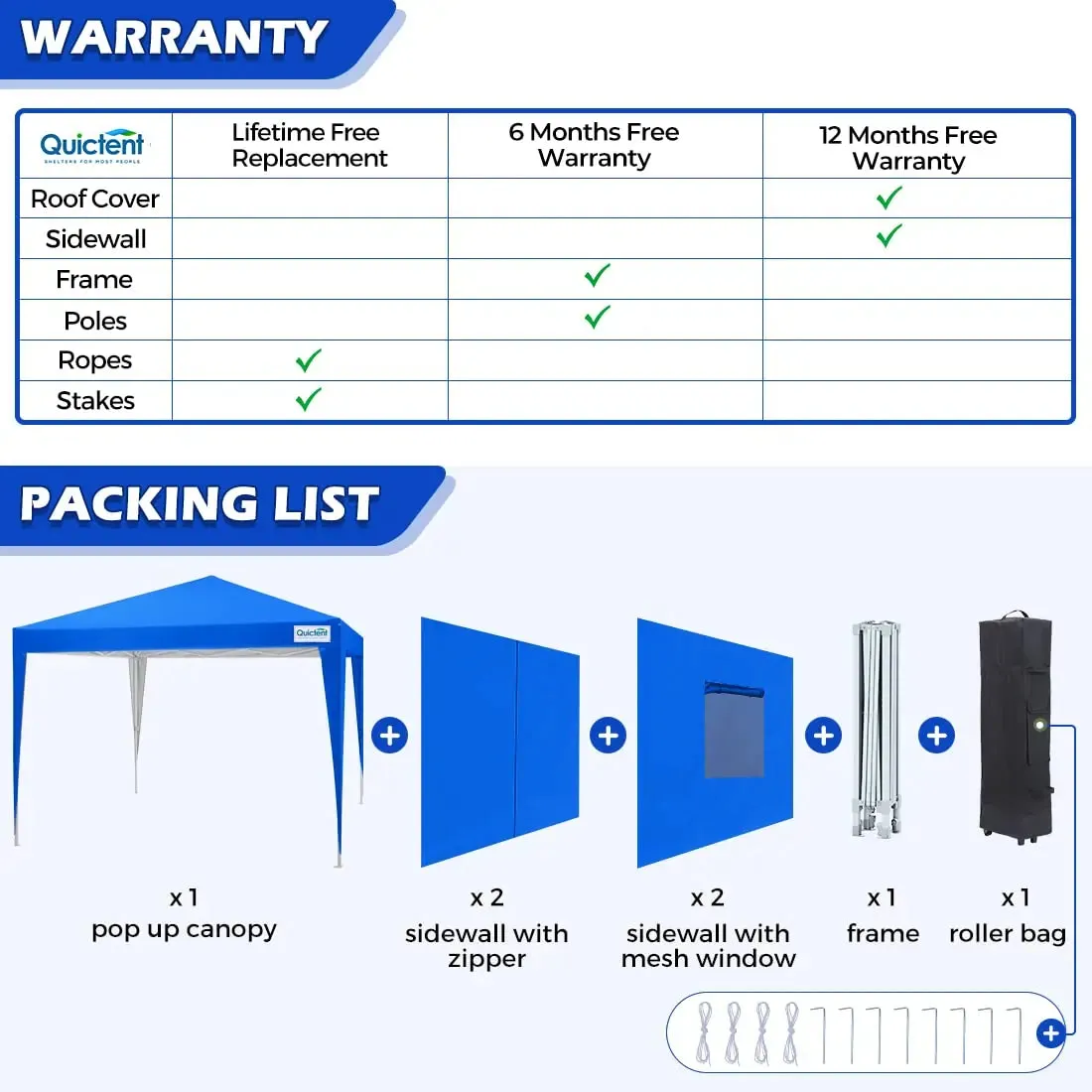 Privacy 8' x 8' Pop Up Canopy with Sides