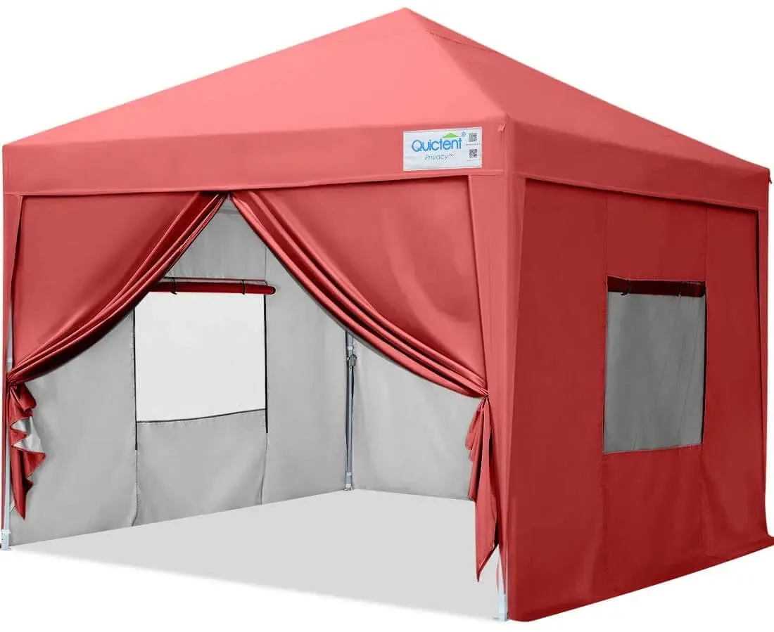 Privacy 8' x 8' Pop Up Canopy with Sides