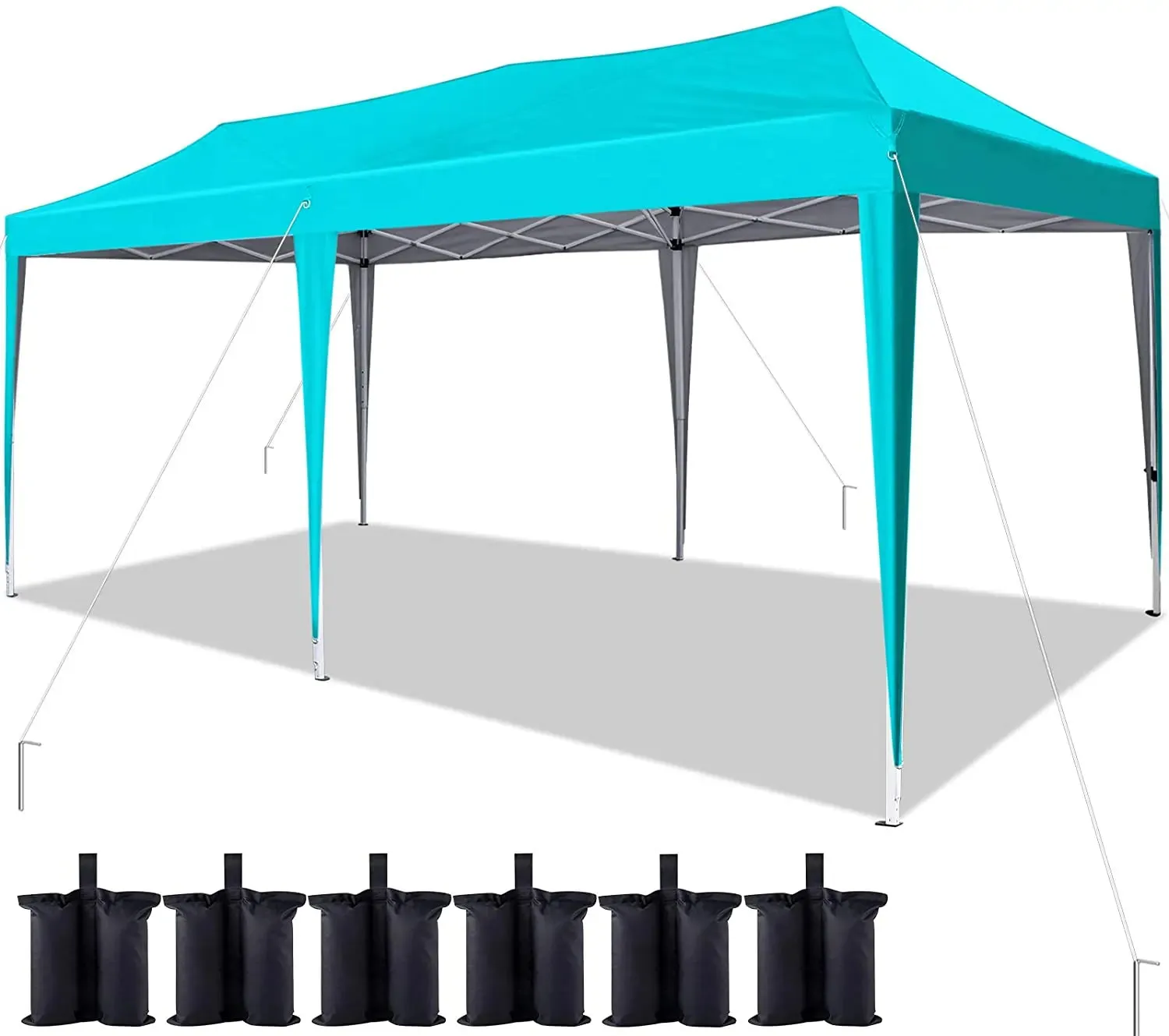 Quictent No-Side 10' x 20' EZ Pop Up Canopy