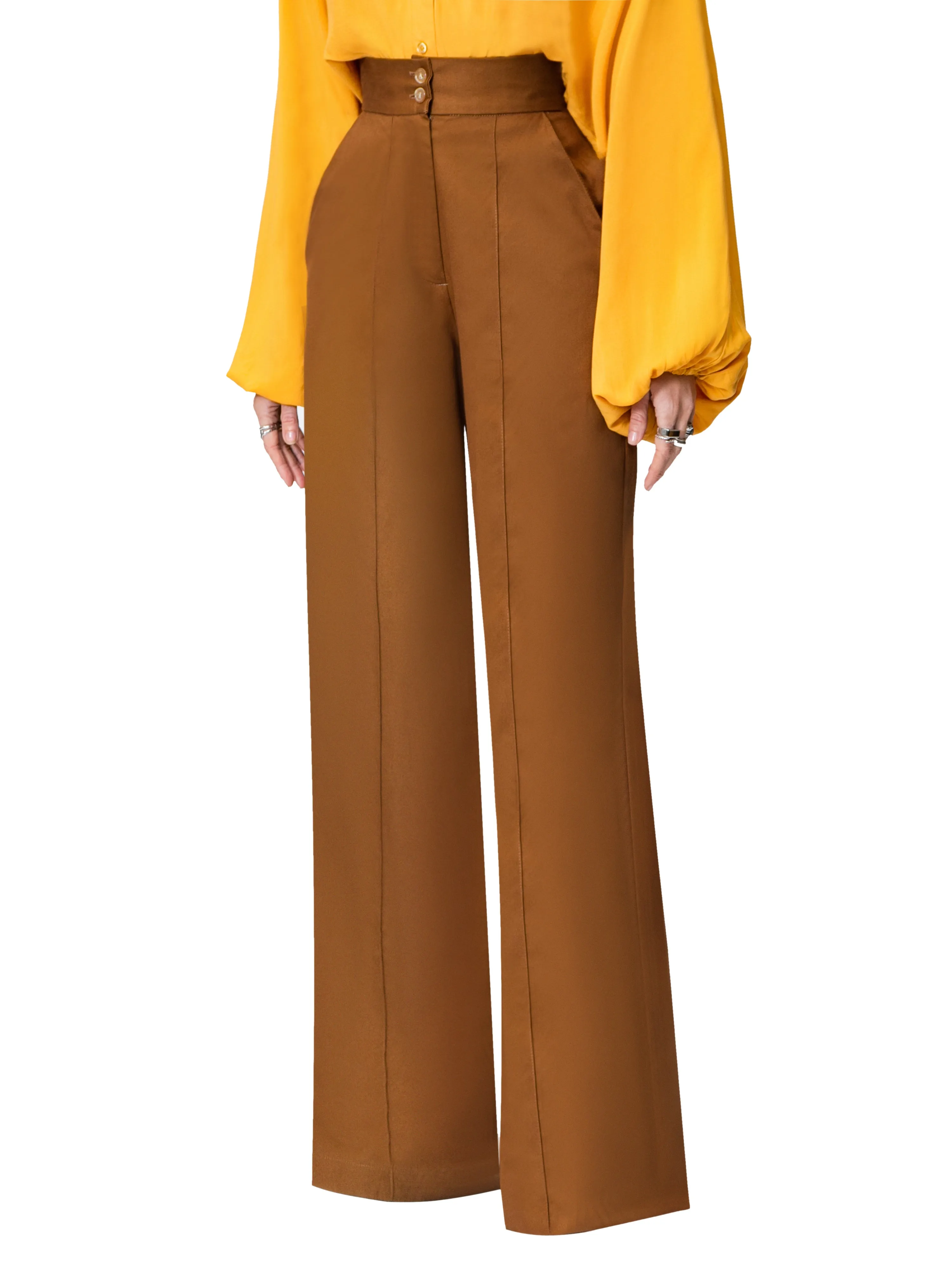 "Nessa" Coco High Waist Pants