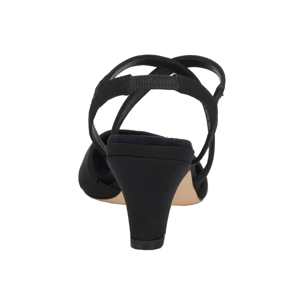 Ros Hommerson Caliente Black Microtouch Heel (Women's)