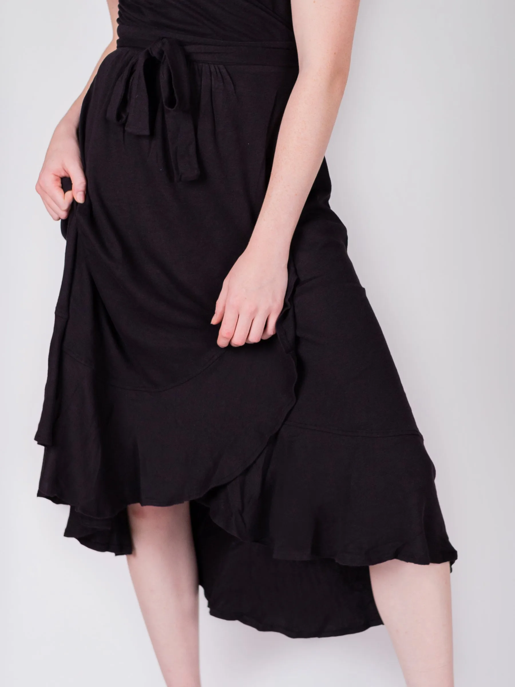 Ruffle Wrap Dress | Eclipse