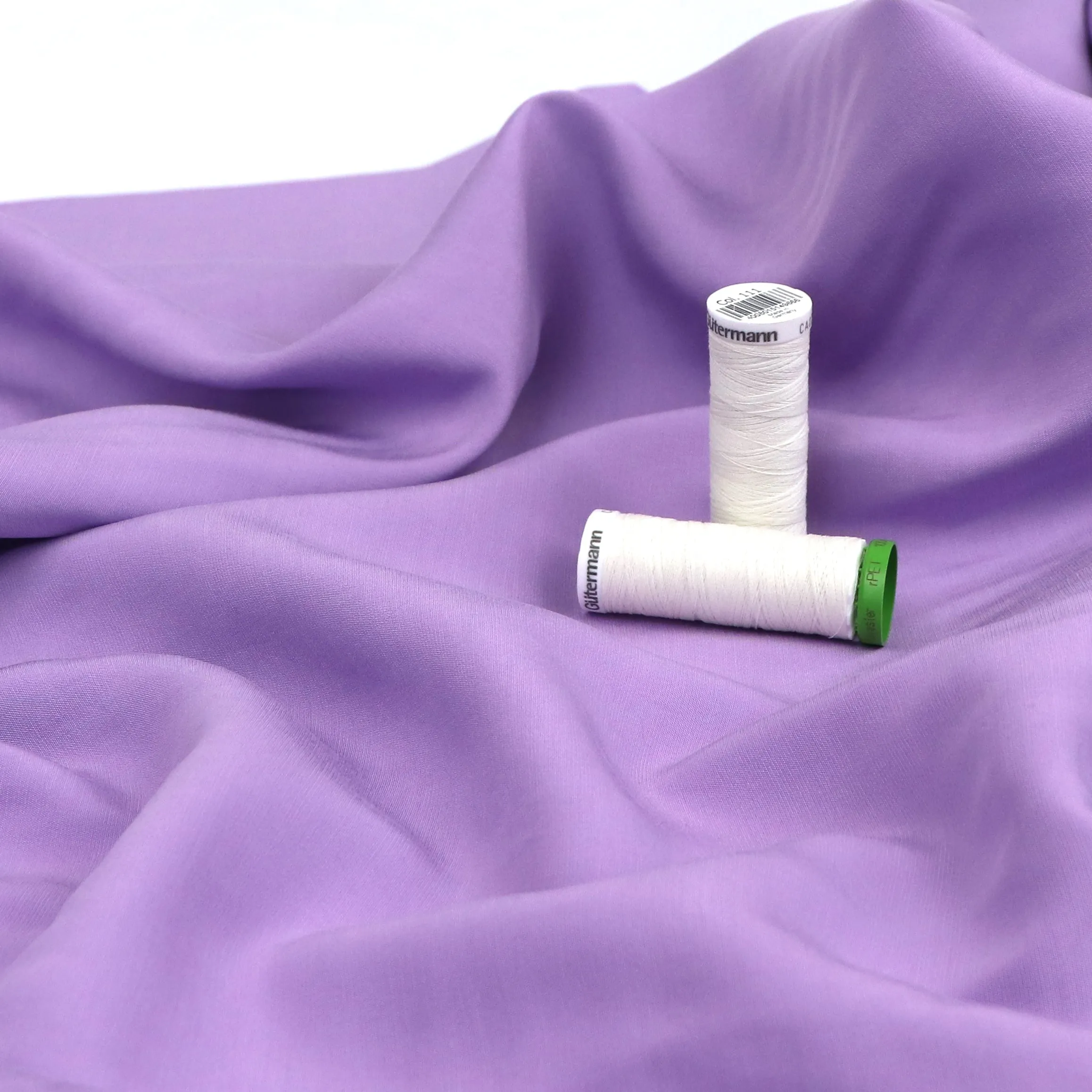 Sandwashed Viscose - Lilac Purple