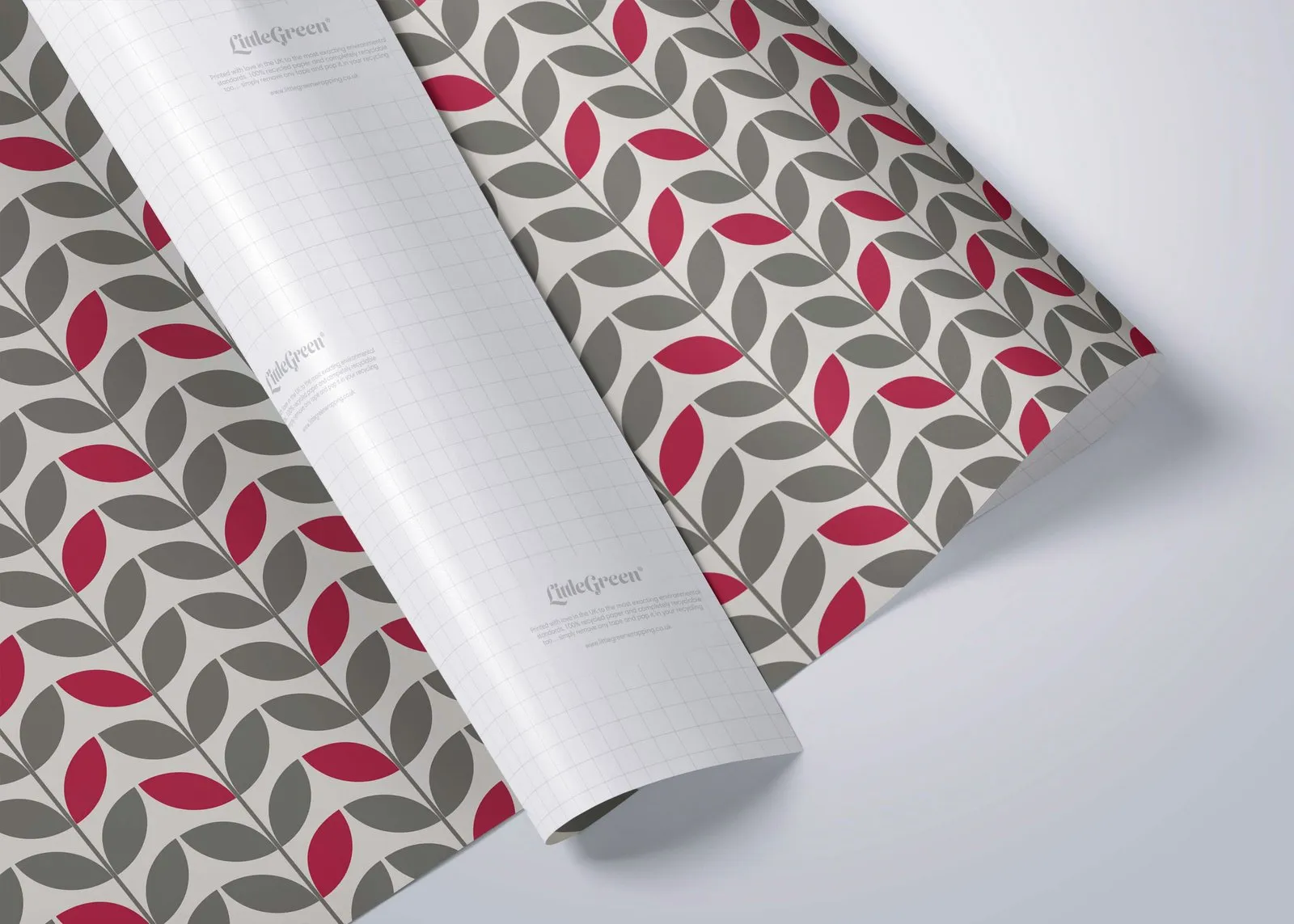 Scandi Christmas Recyclable Wrapping Paper & Tags