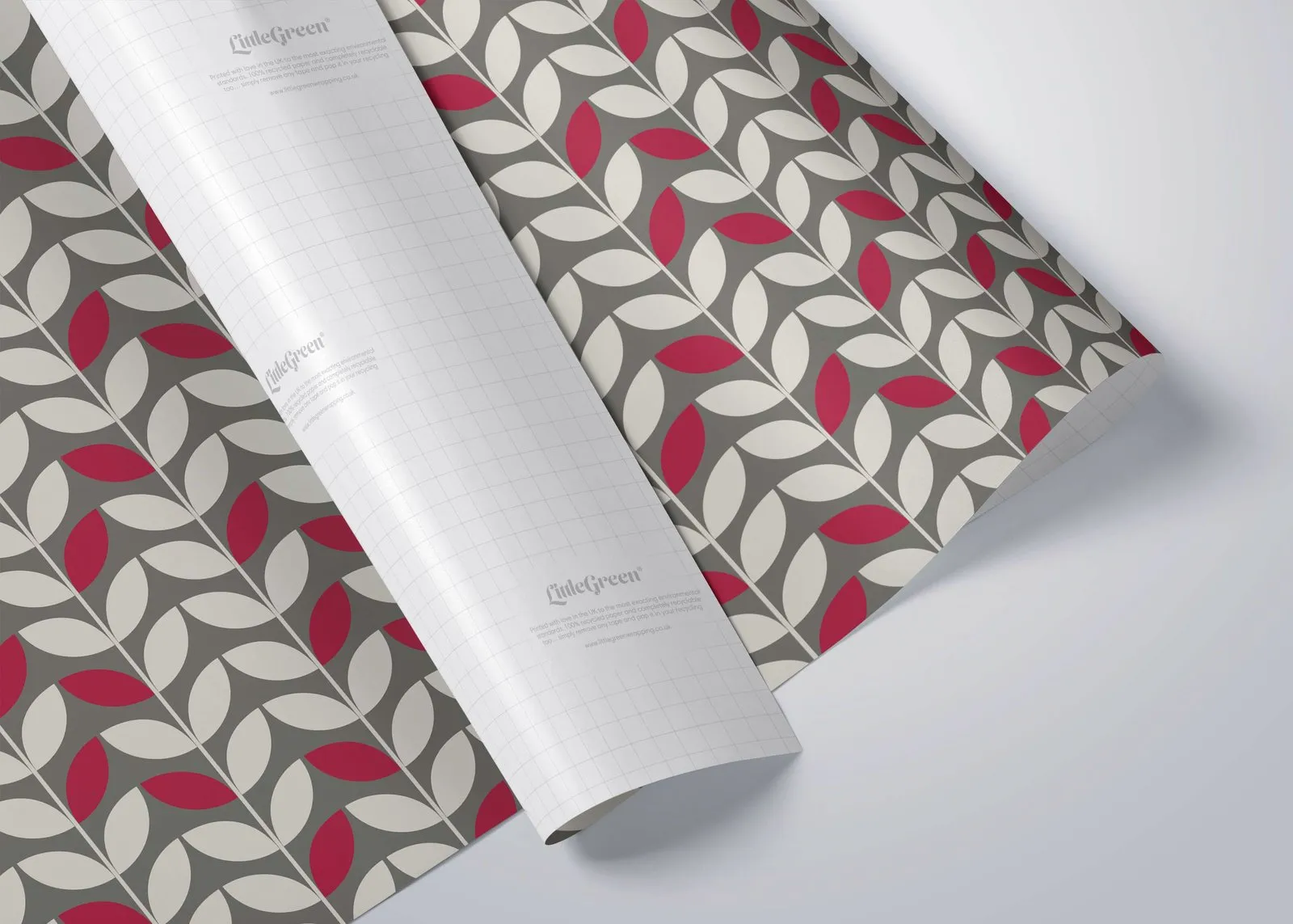 Scandi Christmas Recyclable Wrapping Paper & Tags