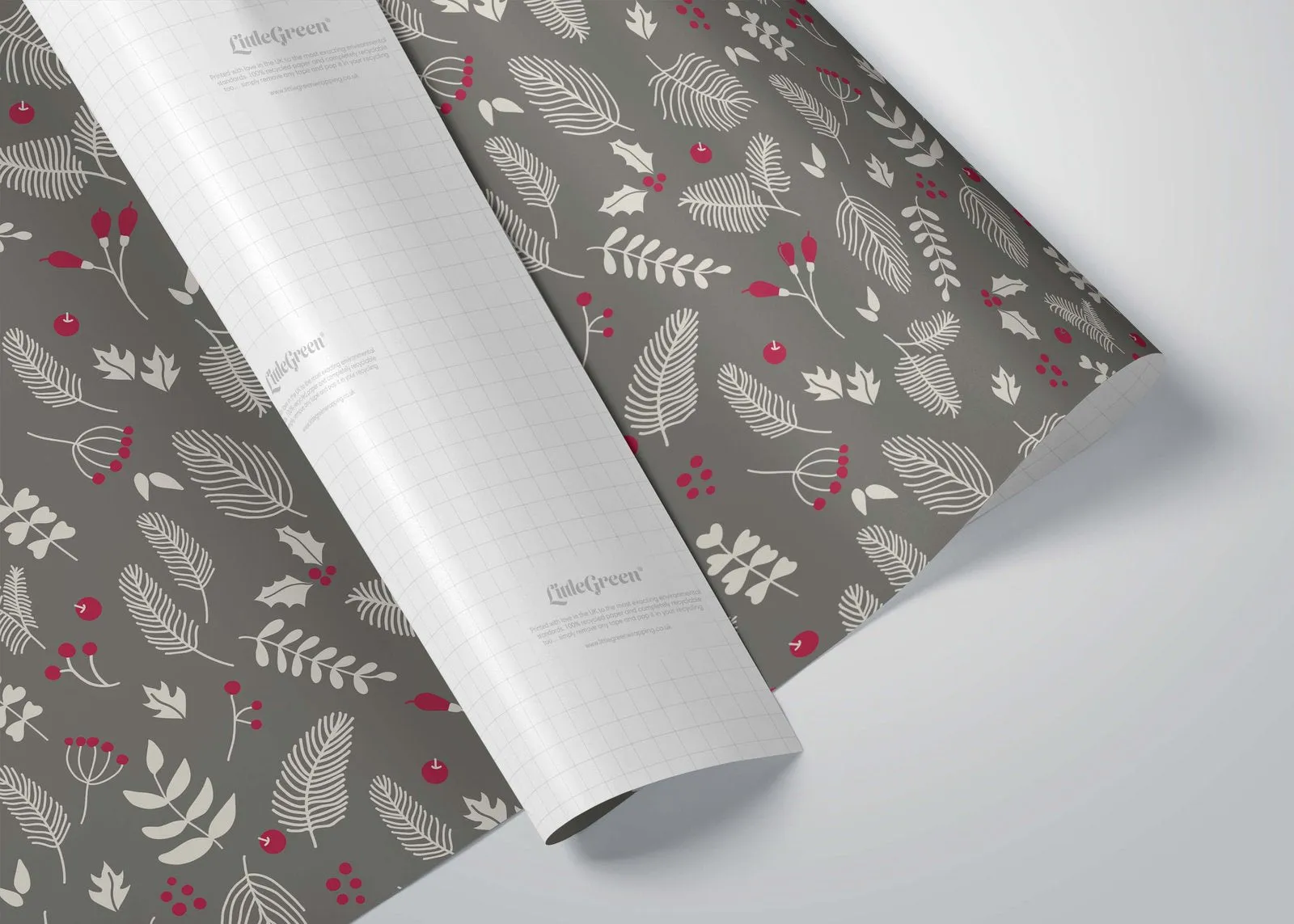 Scandi Christmas Recyclable Wrapping Paper & Tags