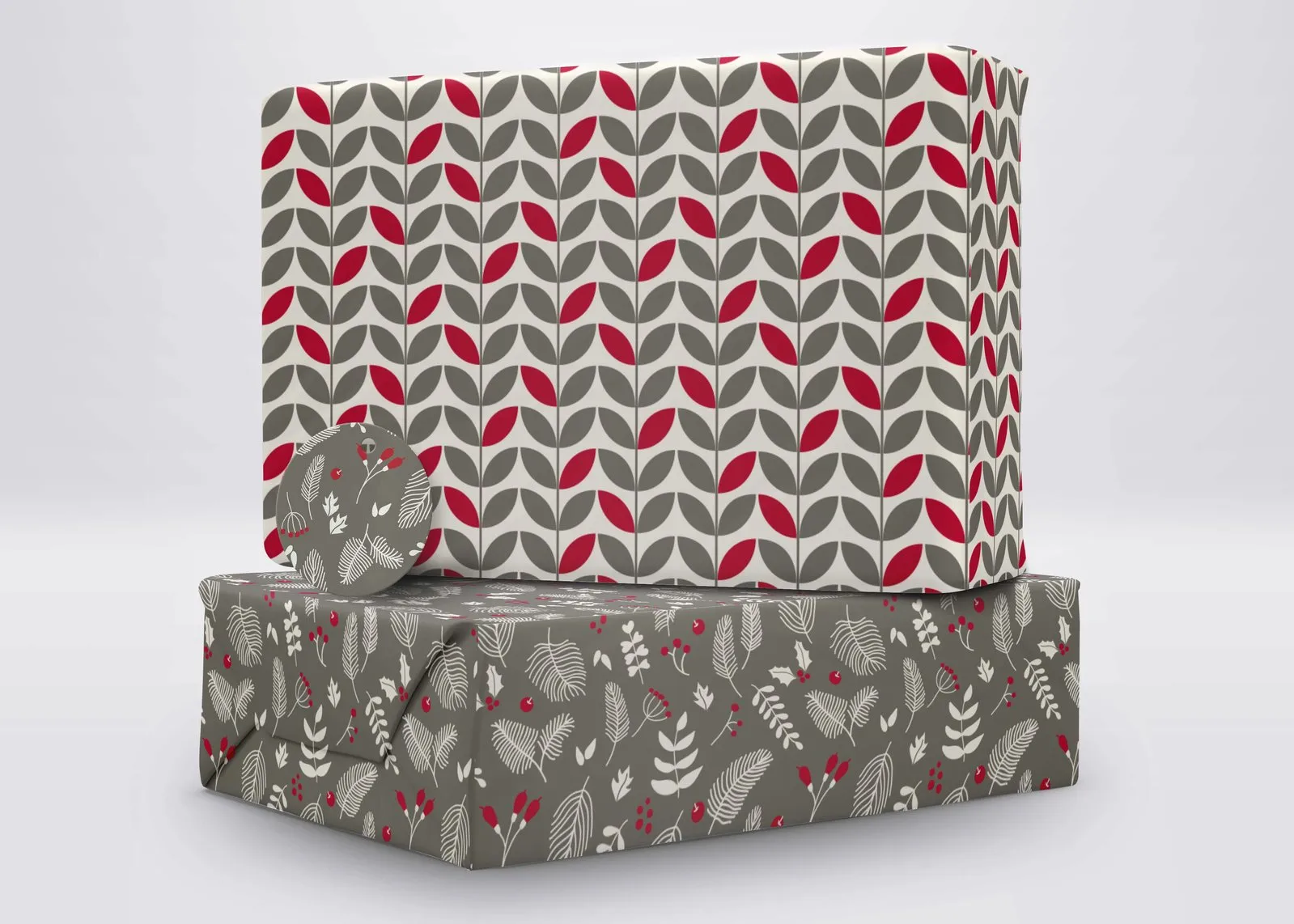 Scandi Christmas Recyclable Wrapping Paper & Tags