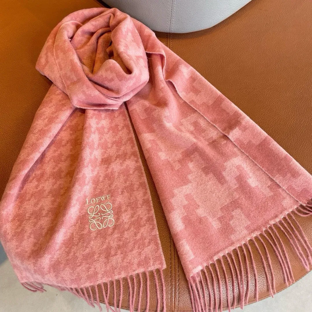 SCARF 190 CM IN BLUSH PINK CASHMERE 415207