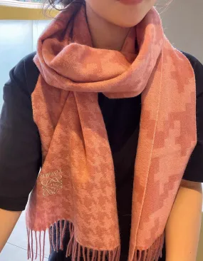 SCARF 190 CM IN BLUSH PINK CASHMERE 415207