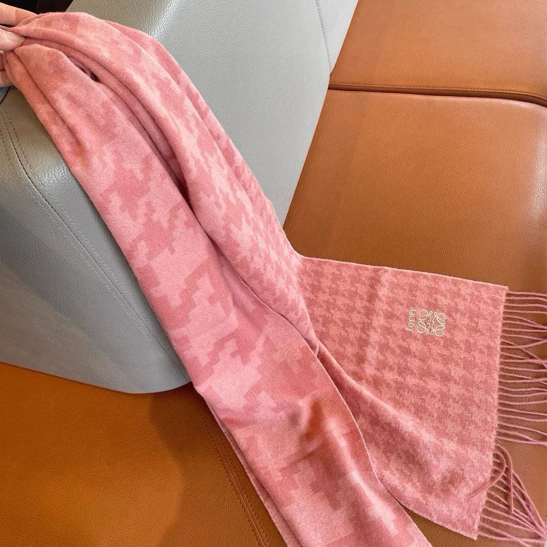 SCARF 190 CM IN BLUSH PINK CASHMERE 415207