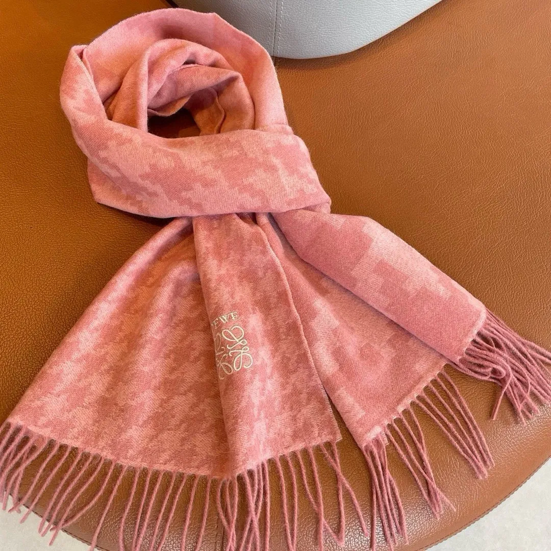 SCARF 190 CM IN BLUSH PINK CASHMERE 415207