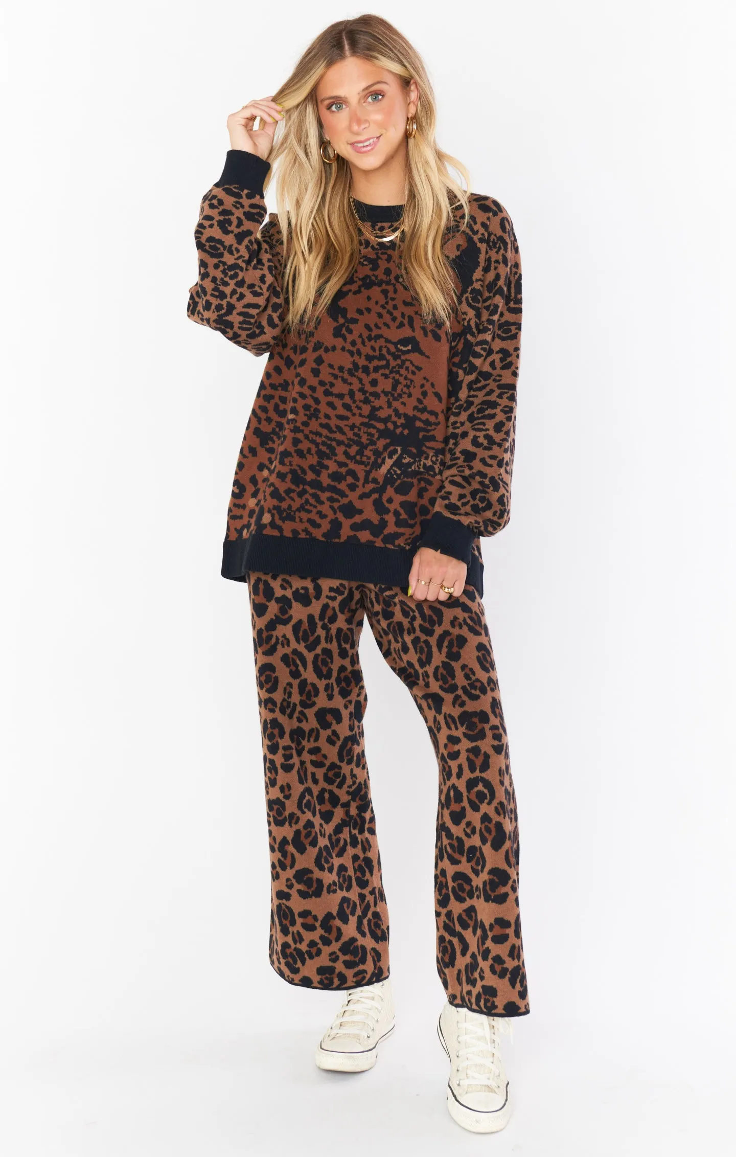 Scout Sweater ~ Leopard Knit