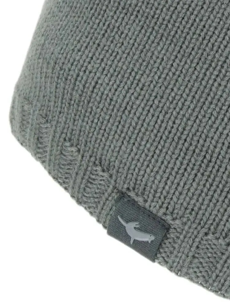 SEALSKINZ Hat - Waterproof Cold Weather Beanie - Grey