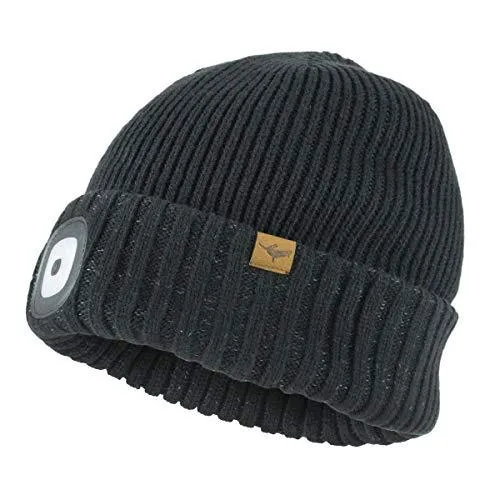 Sealskinz LED Cuff Beanie Black