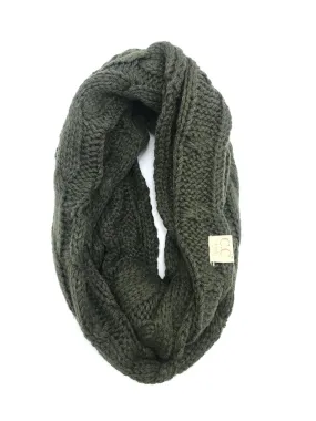 SF-800-KIDS NEW OLIVE INFINITY SCARF