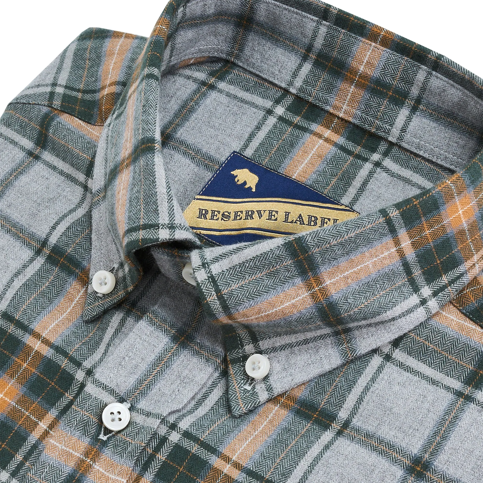 Shandwick Reserve Button Down - Honey Mustard