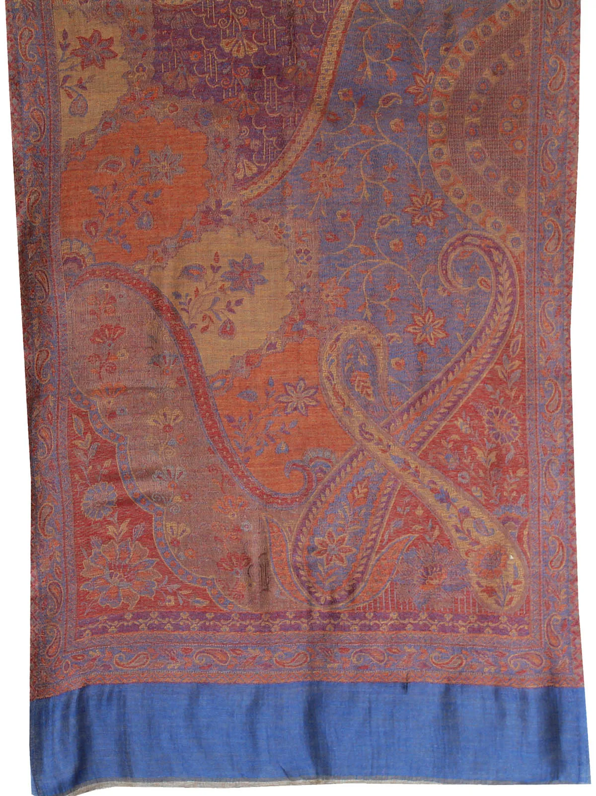 Shawls Paisley Wool Scarf Womens India Clothes Gift (80 x 28 inches)