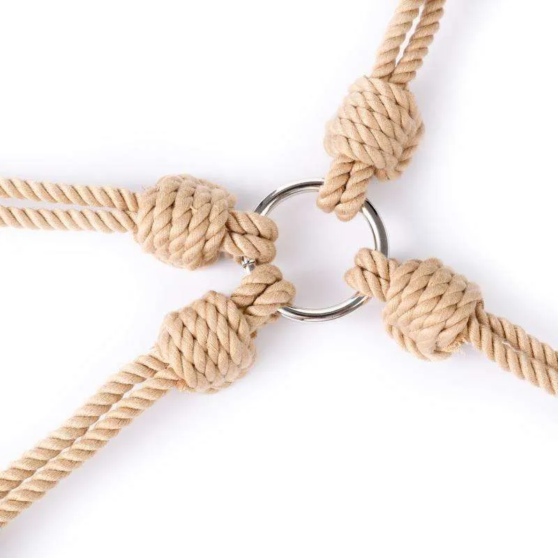 Shibari rope Hog-tie / Restraint gear and Bondage Play for BDSM