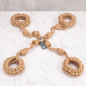 Shibari rope Hog-tie / Restraint gear and Bondage Play for BDSM