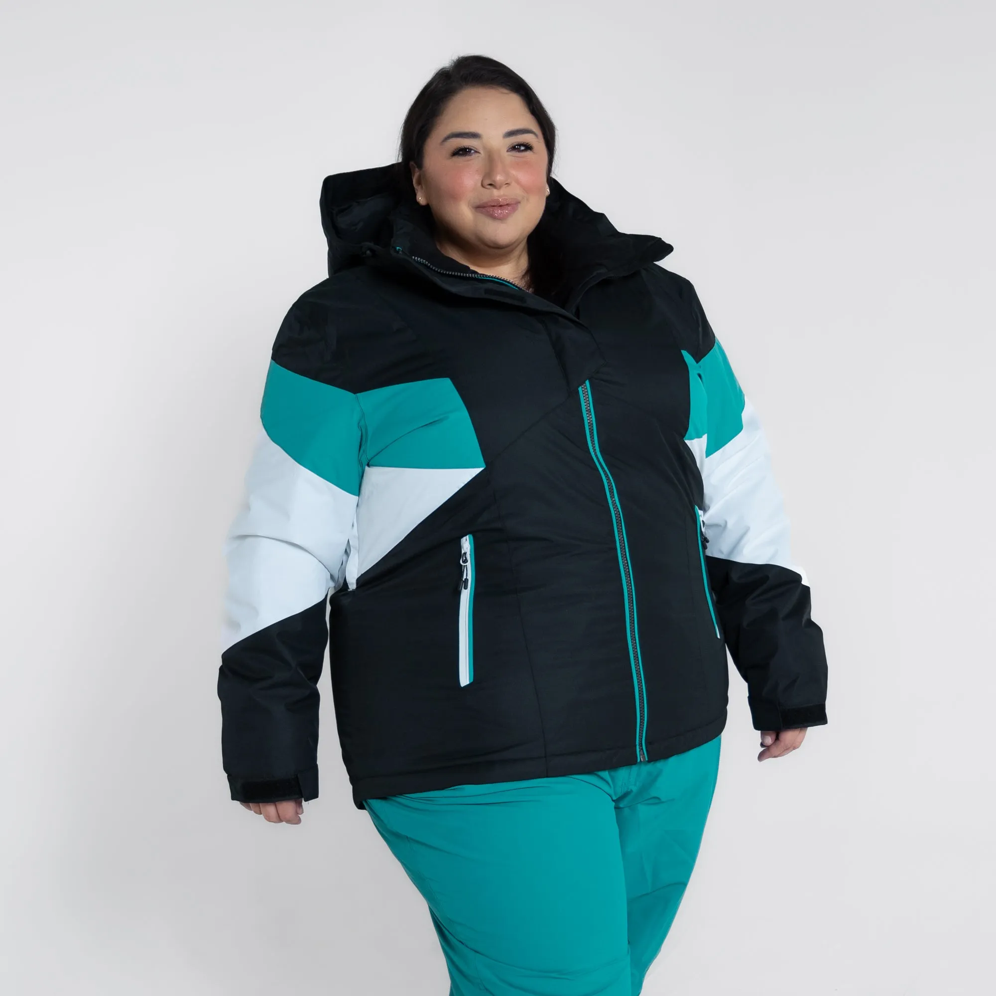 Snow Country Outerwear Women’s Plus Size Ski Jacket Coat 1X-6X Moonlight Insulated Winter