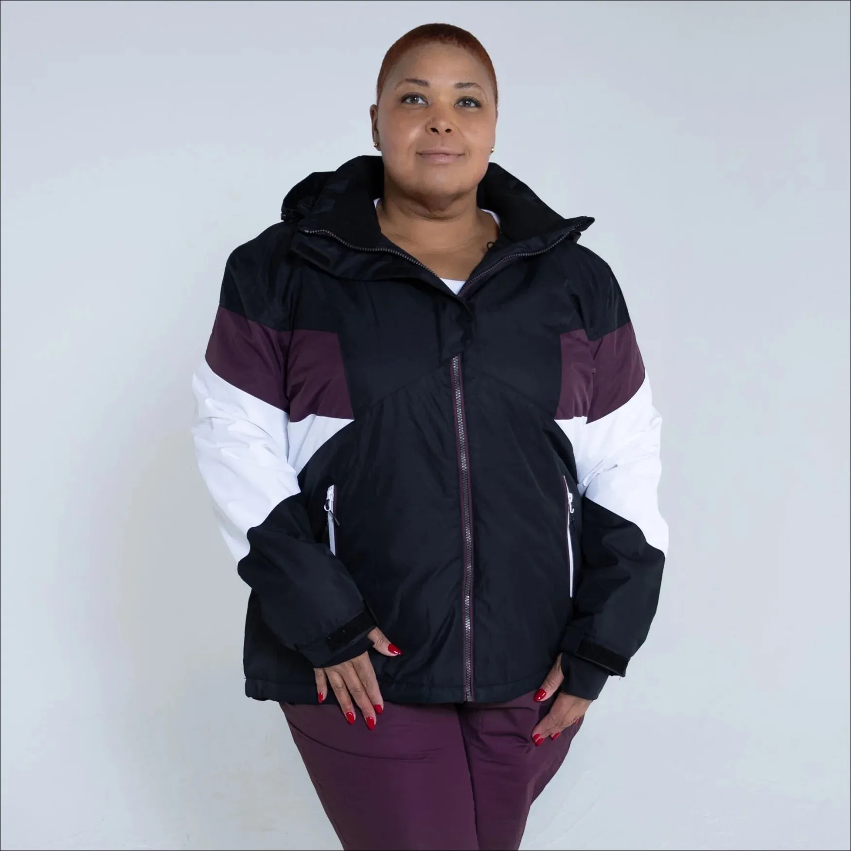 Snow Country Outerwear Women’s Plus Size Ski Jacket Coat 1X-6X Moonlight Insulated Winter