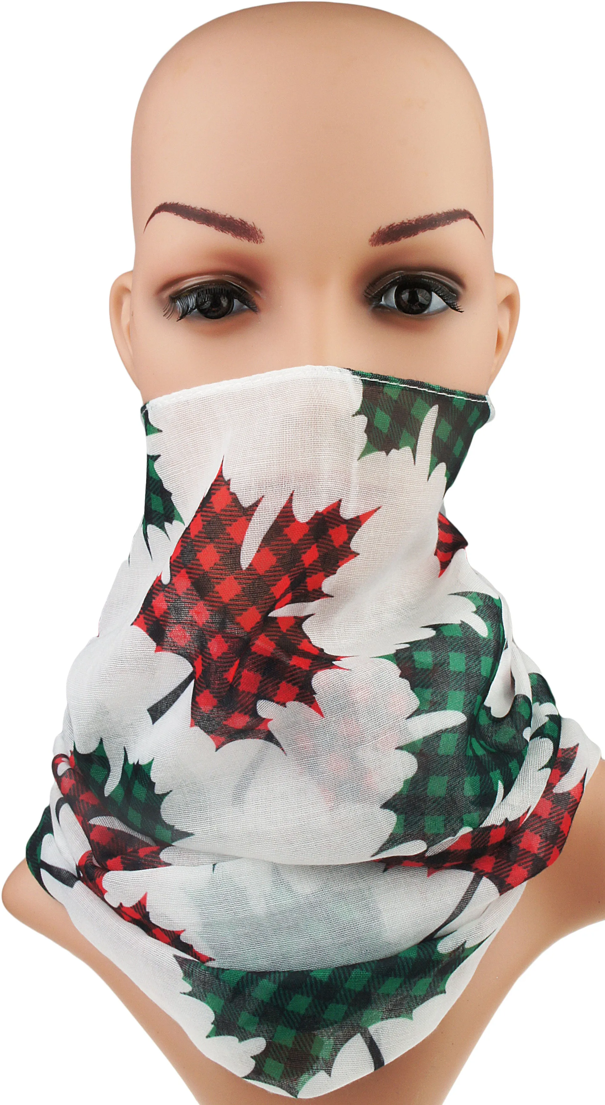 Soft Lightweight Christmas Holiday Sheer Infinity Scarf for Women Girls