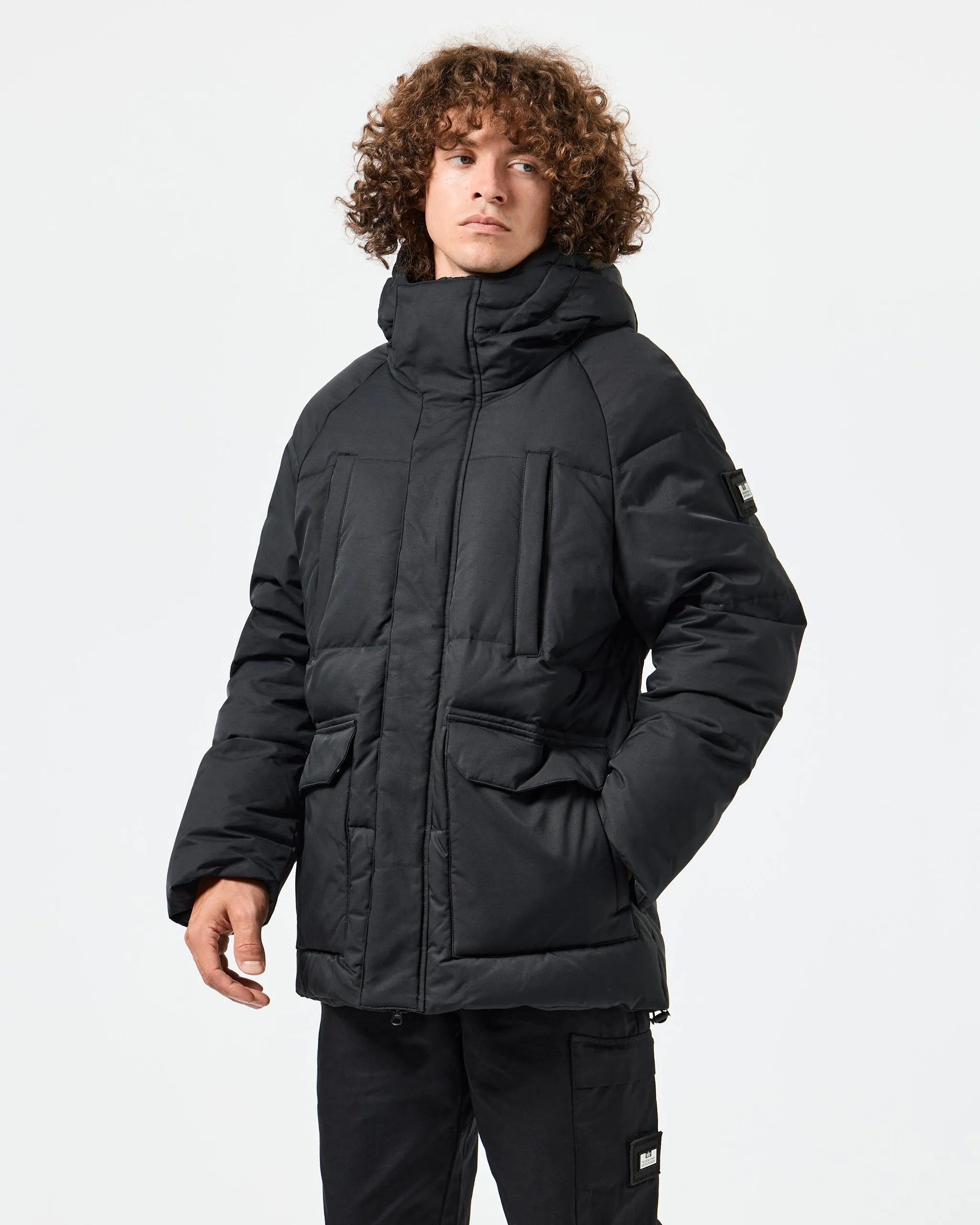 Storm Heavyweight Down Jacket Black