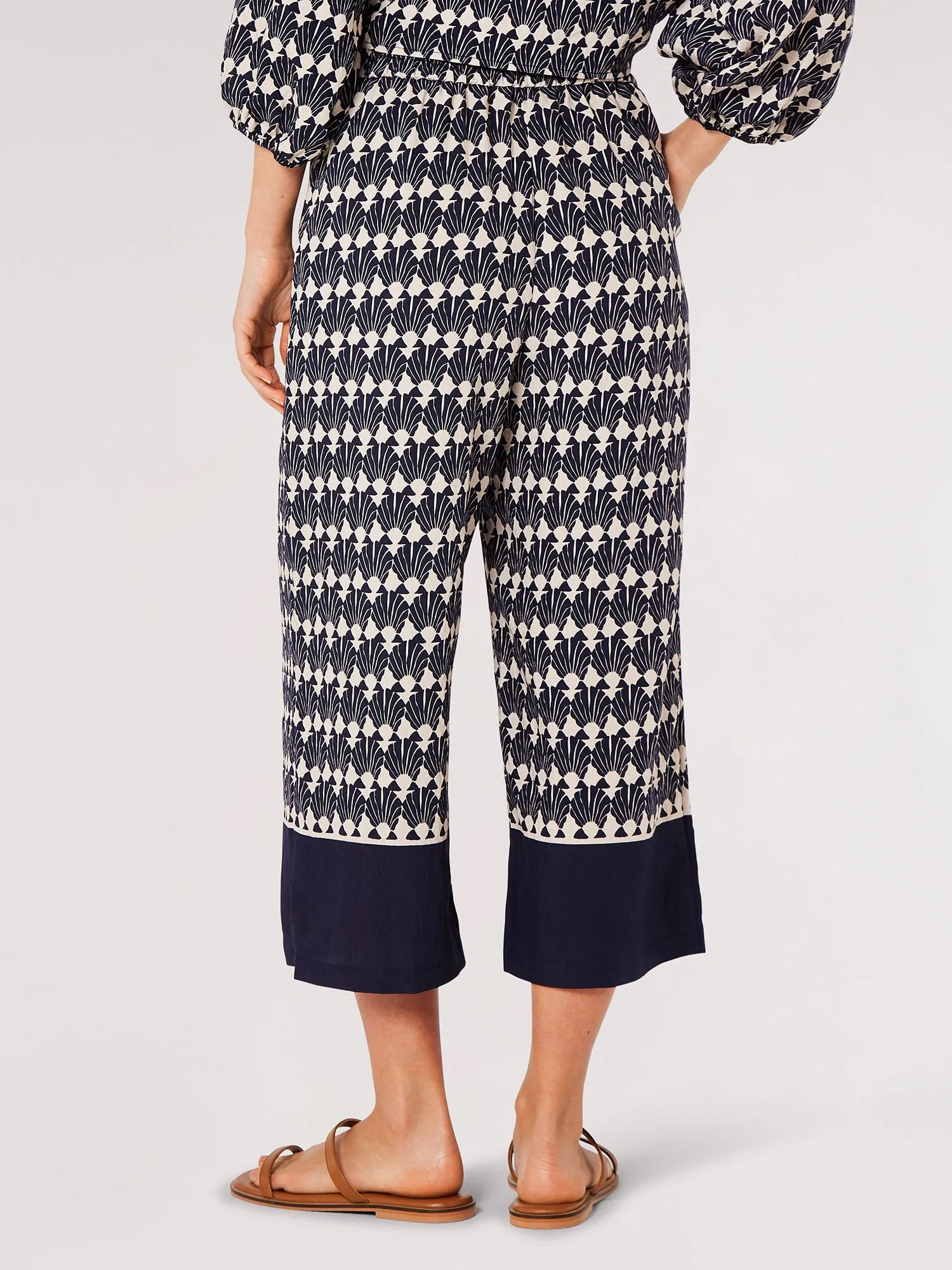 The Shell Geo Border Culottes