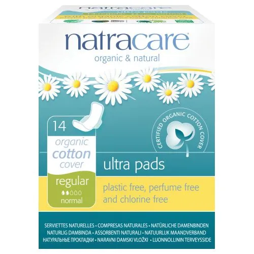 Ultra W/ Wings Pads 14 CT EA By Natracare